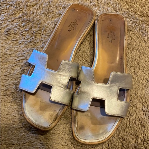 hermes oran silver